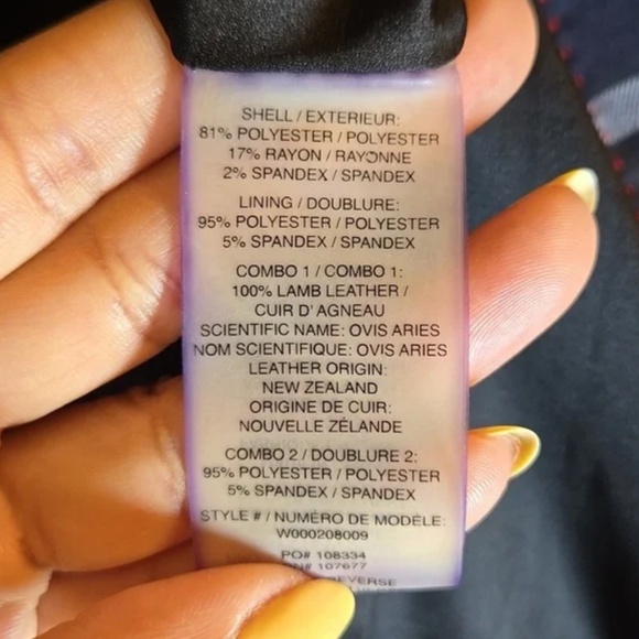 Alice + Olivia Savetta Plaid Lamb Leather Elbows Blazer Hilary Duff In Younger - Picture 8 of 8